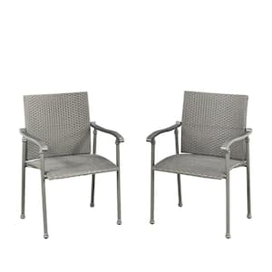 Umbria Synthetic-Weave Outdoor Dining Chair (Pack of 2)
