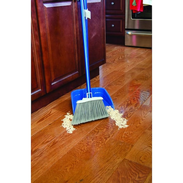 Dustpan and Broom Set Long Handle Broom with Dustpan for Office Home Kitchen 