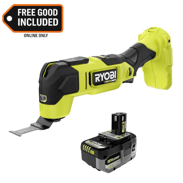 ONE+ HP 18V Brushless Cordless Oscillating Multi-Tool with 4.0 Ah HIGH PERFORMANCE Battery