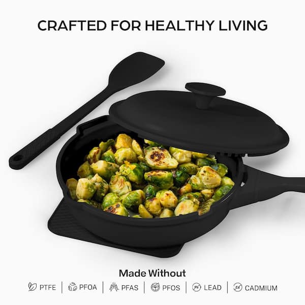 GRANITESTONE Zuka Everyday Pan 4.25 qt. Ceramic 10 in 1 Nonstick