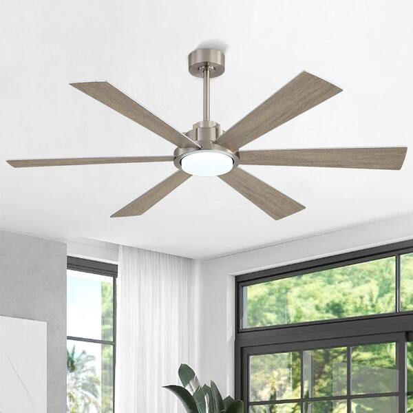 MLiAN 60 in. 6Plywood Double-sided Nickel and Driftwood Blades