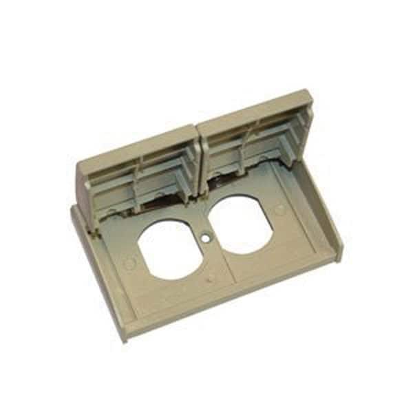 Winegard Weatherproof Cable/Tv Receptacle - Ivory, Cover Only