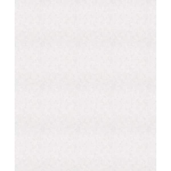 Unbranded Flora Collection White Plain Texture Pearlescent Finish Non-Pasted Vinyl on Non-woven Wallpaper Sample