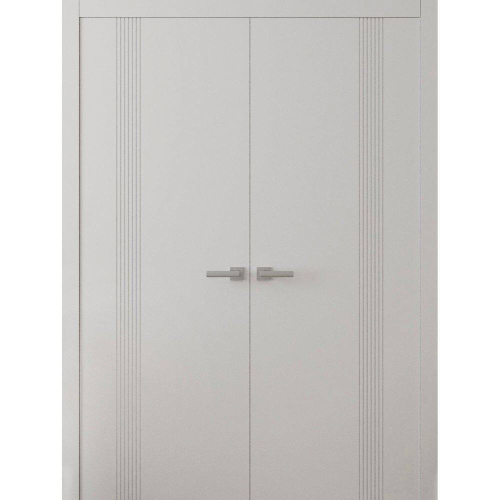 0112 48 in. x 80 in. Sold Core Arctic White Color Wood Interior Door Kit with Quick Assemble Jamb price history on PriceWatchPro