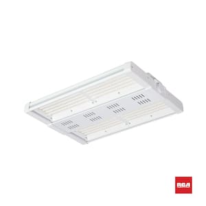 Simple Choice 2 ft. 160-Watt Integrated LED Dimmable White High Bay Light with Clear Lens, 4000K