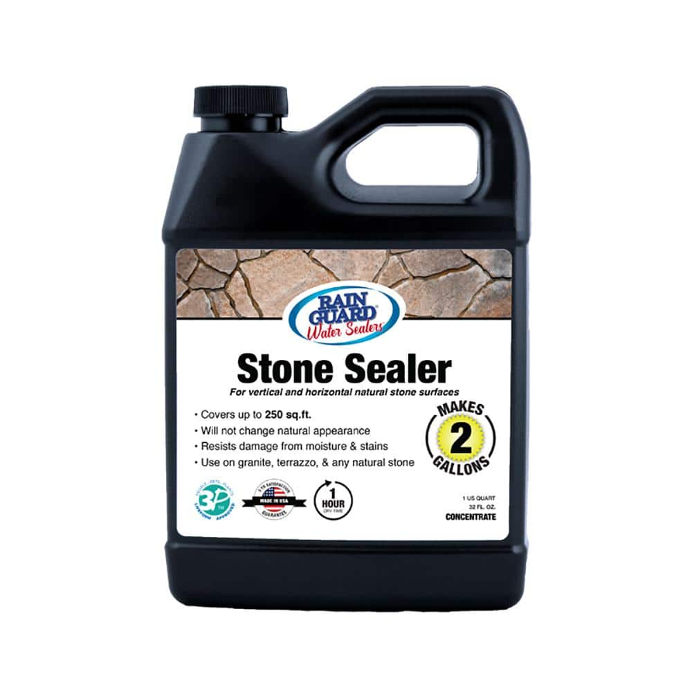 1 gal. Clear Acrylic Sealer Wet Look Satin Finish Professional Grade Fast  Dry Water Based Stone and Clay Brick Sealer