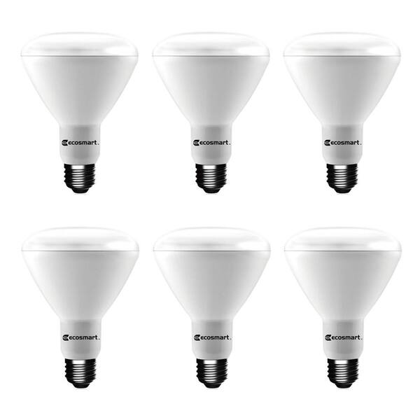 GE Refresh 6-Pack 65 W Equivalent Dimmable Daylight Br30 LED Light Fixture Light Bulb G E