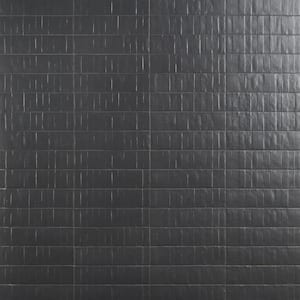 Chord Matter Gray Blue 2.95 in. x 11.81 in. Textured Porcelain Floor and Wall Tile (4.35 sq. ft./Case)