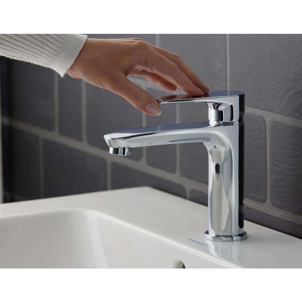 Sleek Chrome Single Handle Low Arc Bathroom Faucet