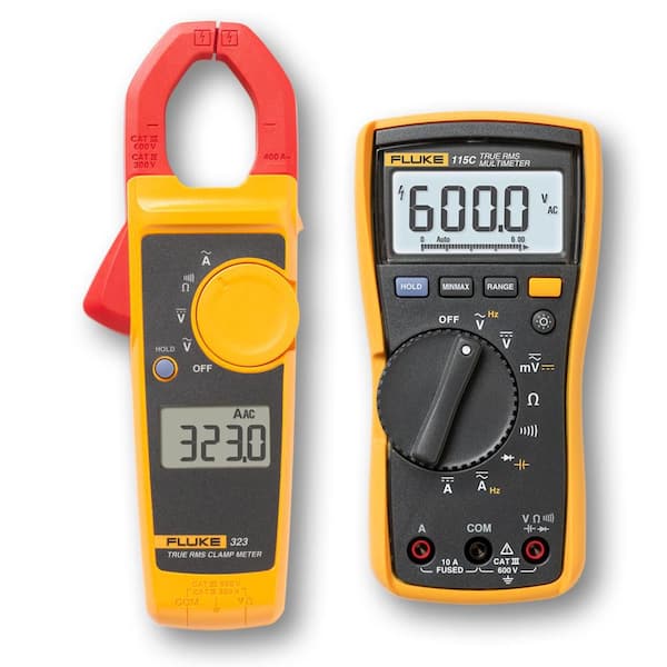 115 Multimeter and 323 Clamp Meter