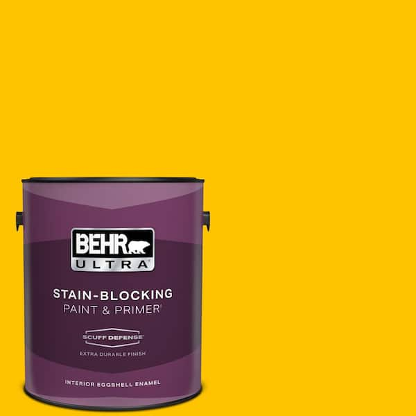 BEHR ULTRA 1 gal. #S-G-370 Citrus Splash Extra Durable Eggshell Enamel Interior Paint & Primer