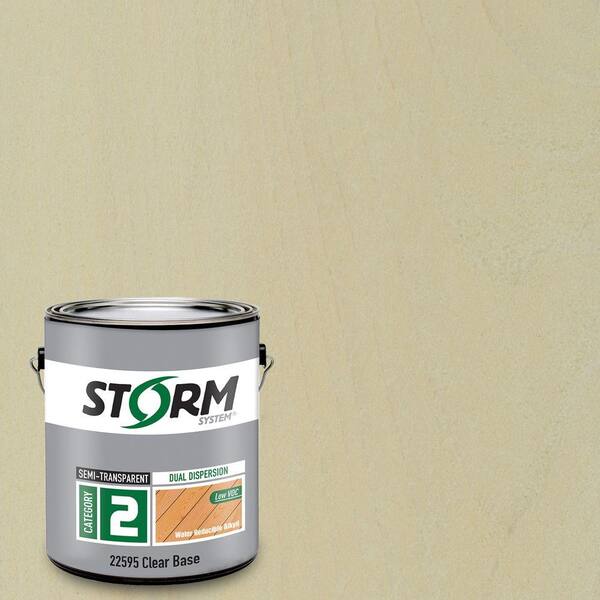 Storm System Category 2 1 gal. Winter Summit Exterior Semi-Transparent Dual Dispersion Wood Finish
