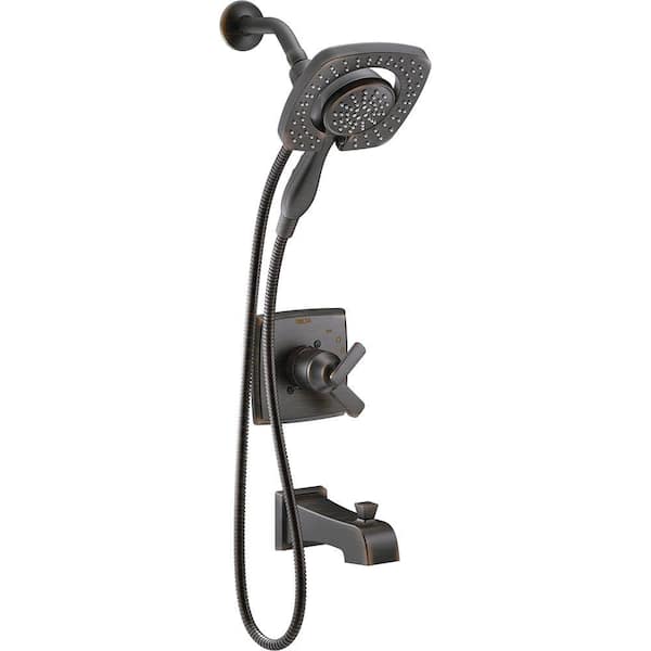 Delta Ashlyn In2ition 1-Handle Tub and Shower Faucet Trim Kit in Venetian Bronze (Valve Not Included)