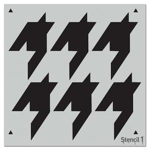 Houndstooth Repeat Pattern Stencil