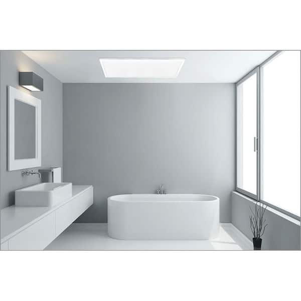 Feit Electric 24 in. W x 48 in. L 4500 Lumens 52-Watt Integrated LED Edge-Lit Flat Panel T-Bar Grid Troffer/Flushmount Color Changing