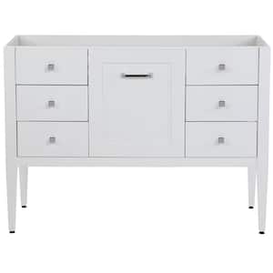 Hensley 48 in. W x 22 in. D Bath Vanity Cabinet Only in White
