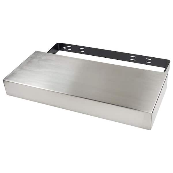 36 in. x 10 in. x 3 in. Stainless Steel Floating Shelf Kit