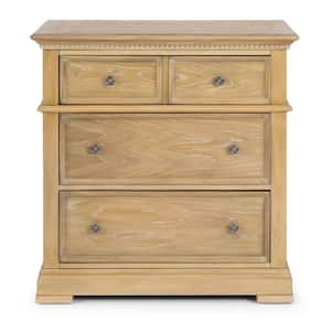 Manor House 36 in. L x 36 in. W x 19 in. H Natural 3-Drawer Chest