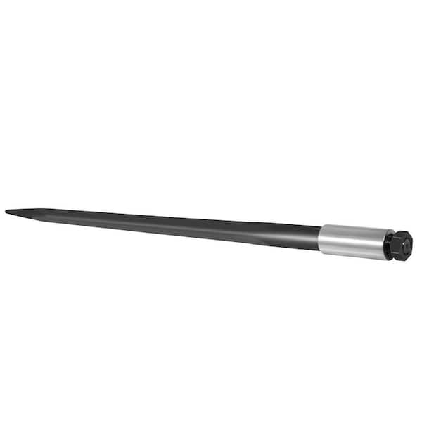 Hay Spear 39 in. Bale Spear 3600 lbs. Capacity, Bale Spike Quick Attach Square Hay Bale Spears 1 3/4\in., Garden Fork