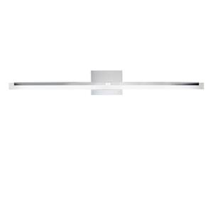Double Linear 36 in. 1-Light Chrome LED Wall Sconce (2-Pack)