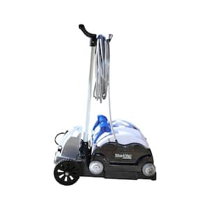 SharkVac Automatic Robotic Pool Cleaner with Caddy Cart