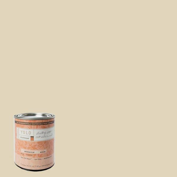 YOLO Colorhouse 1-Qt. Stone .01 Flat Interior Paint-DISCONTINUED