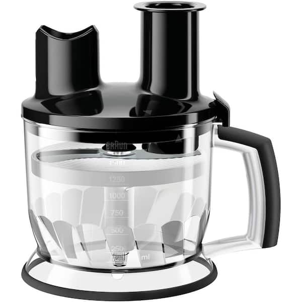 Braun 6-Cup Black Food Processor Attachment for MultiQuick Hand Blenders