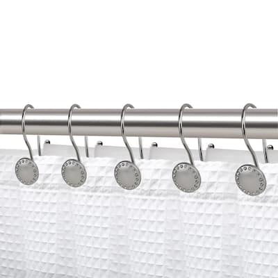 Shower Curtain Hooks - Shower Accessories - The Home Depot