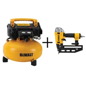 Porter-Cable 6 Gal. Portable Electric Air Compressor with 16-Gauge,  18-Gauge and 23-Gauge Nailer 3 Tool Combo Kit PCFP3KIT - The Home Depot