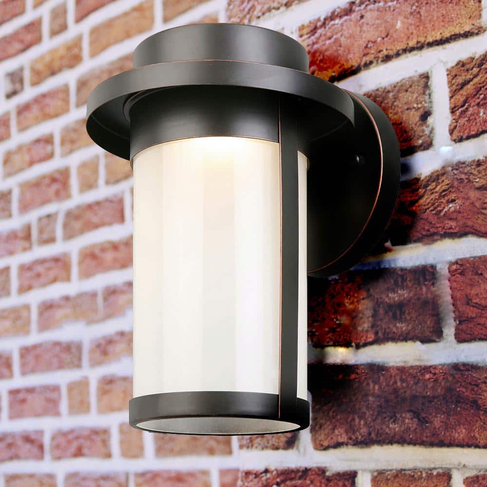 Longmont 8.5" Oil Rubbed Bronze LED Outdoor Wall Light