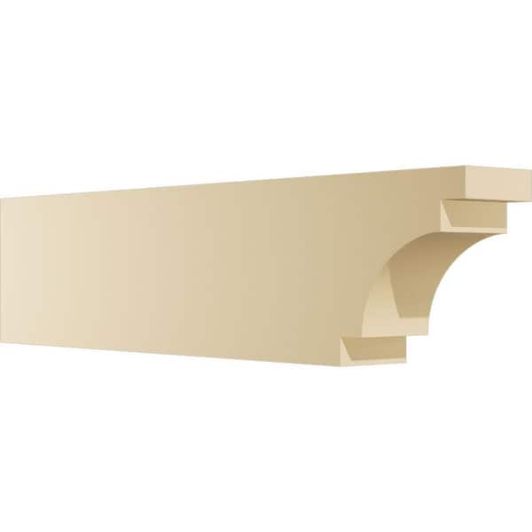 5-in. W x 10-in. H x 42-in. L Standard Mediterranean Signature Urethane Rafter Tail, Primed Tan