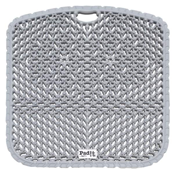 GelPro Pad-It 17.5 in. x 17.5 in. x 1 in. Grey Portable Pressure Relief Car  Seat Cushion 119-00-1818-2 - The Home Depot