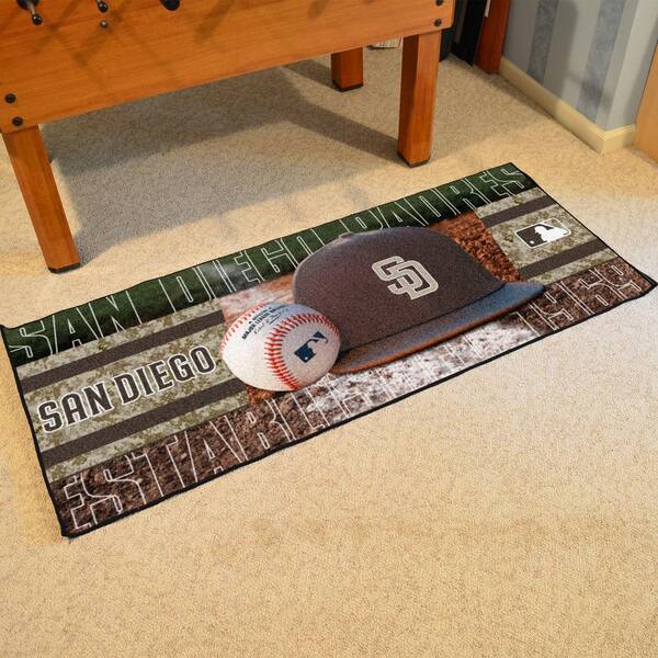 FANMATS San Diego Padres Brown 2 ft. x 2 ft. Round Area Rug 28200 - The  Home Depot