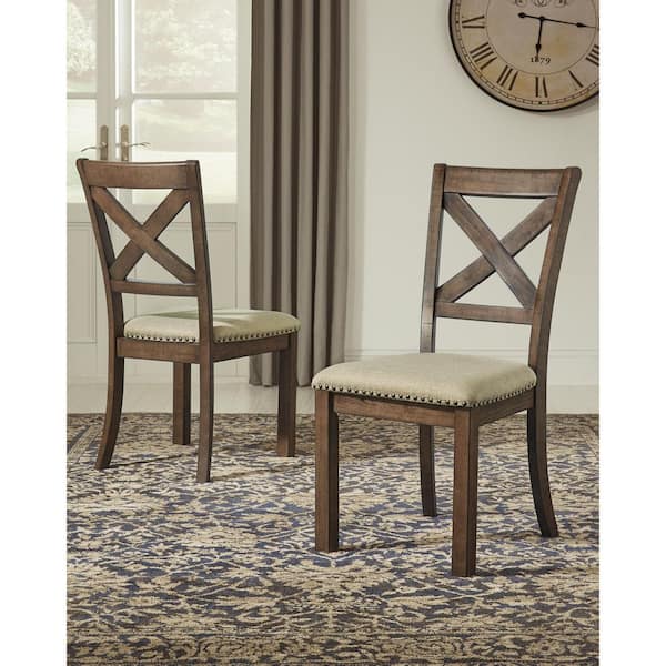 Signature DESIGN BY ASHLEY Moriville Brown Polyester with Cushion