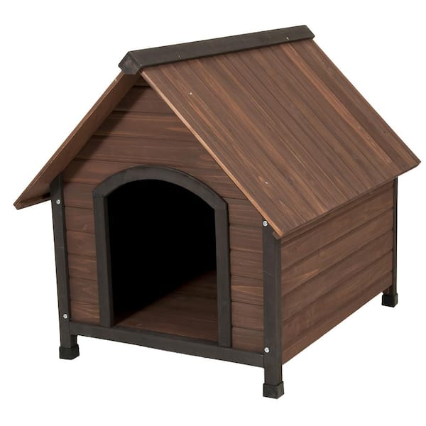 Aspen Pet 33 in. x 28 in. x 28 in. Ruff Hauz Peak Roof Dog House