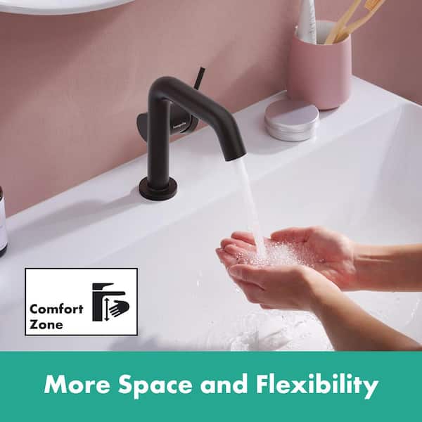 Hansgrohe Tecturis S Single Handle Single Hole Bathroom Faucet in