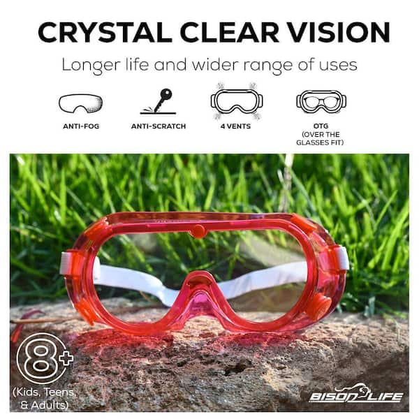 Children Safety Goggles Kid Anti-fog Transparent Outdoor Protective Glasses Cycling Climbing Hiking Windproof Goggles