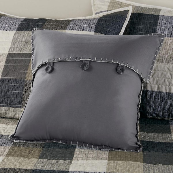 Madison Park Pioneer 6-Piece Neutral Plaid Reversible Madison Park Pioneer 6-Piece Neutral Plaid Reversible