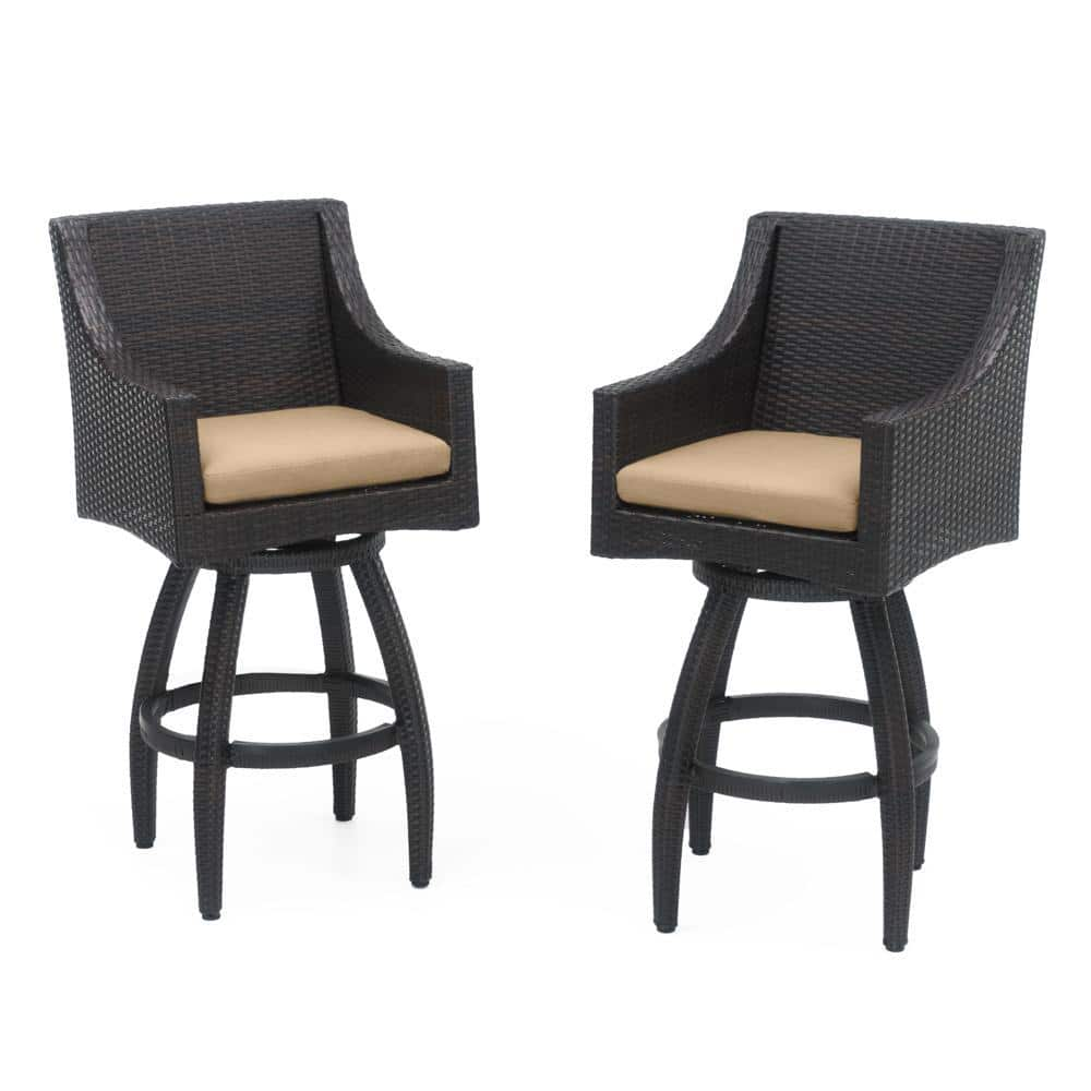 swivel wicker outdoor bar stools