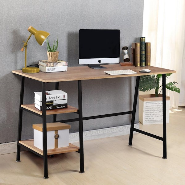 Computer desk desktop home office modern bedroom student small desk st –  ValueBox