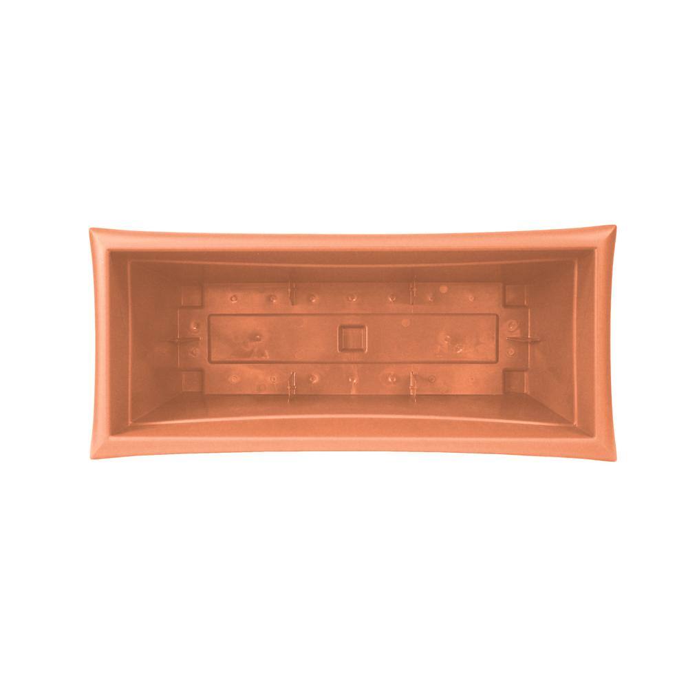 Dayton Coral Recycled Plastic Deck Box Planter