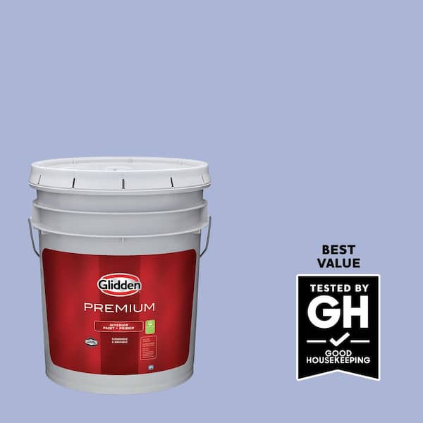 Glidden Premium 1 gal. PPG1245-4 Lilac Sachet Eggshell Interior Paint