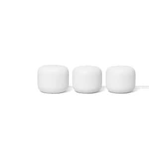 Nest Wifi - Mesh Router AC2200 and 2 Points with Google Assistant - 3 Pack