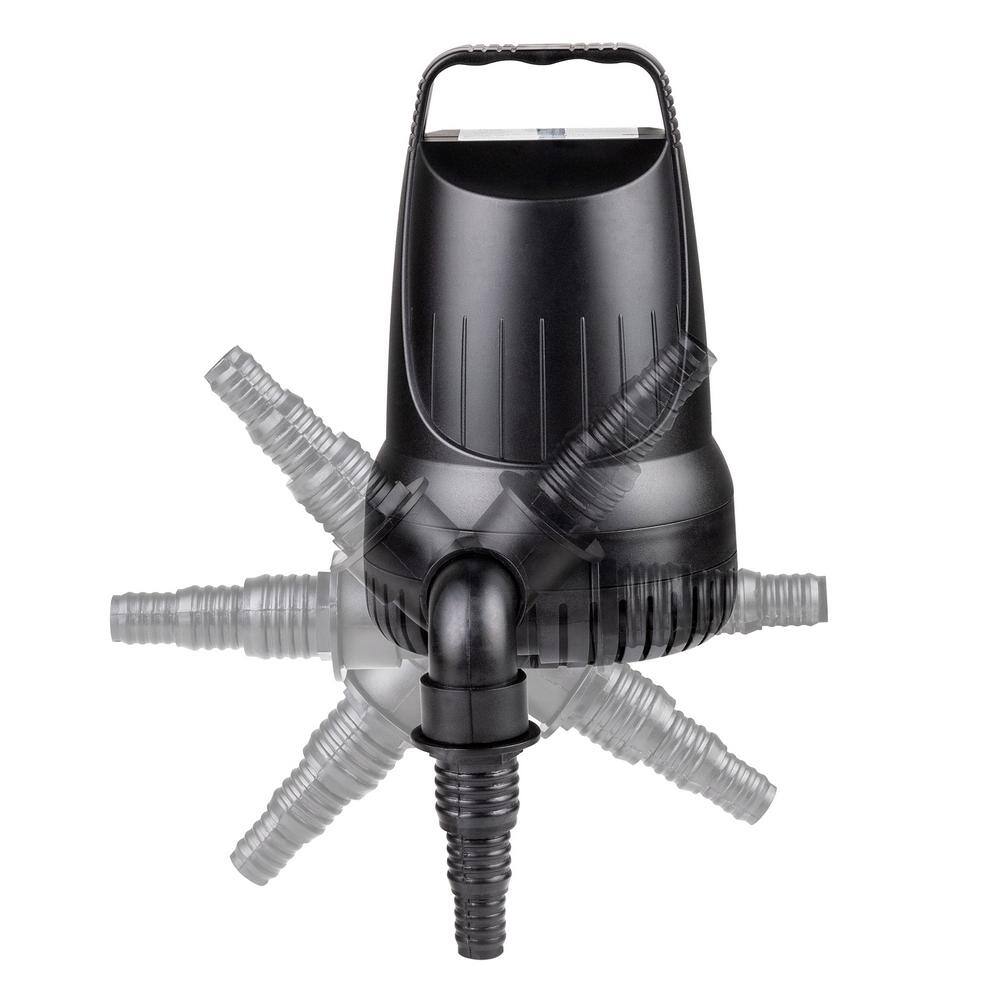 Alpine Black 2100GPH Submersible Waterfall and Fountain Pump