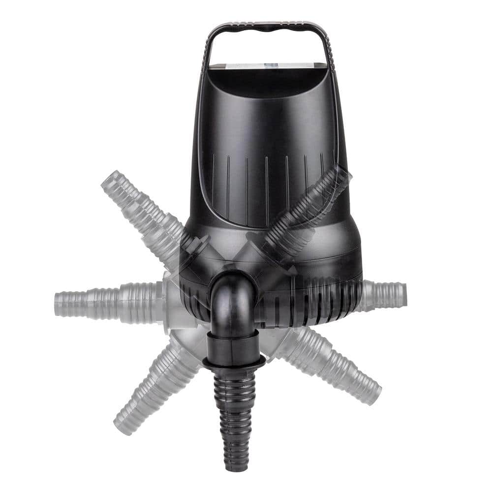 Alpine Black Heavy-Duty Submersible Pond Pump 3100 GPH