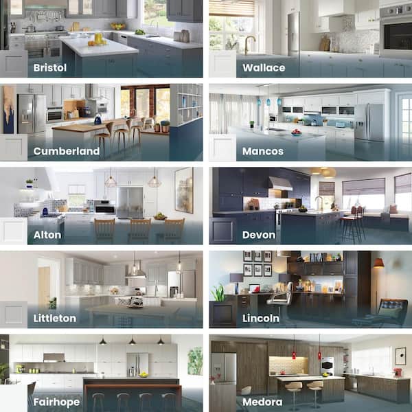 15 in. W x 14 in. D x 30 in. H Assembled Glass Door Wall Kitchen Cabinet in Bright White
