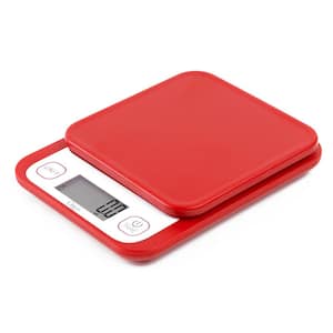 Garden and Kitchen Scale II, Digital Food Scale with 0.1 g (0.005 oz.) Red, 420 Variable Graduation Technology