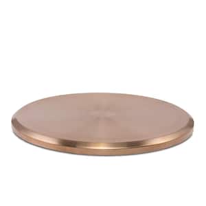 28.5 Reunion Fire Pit Metal Table Top Cover Gold