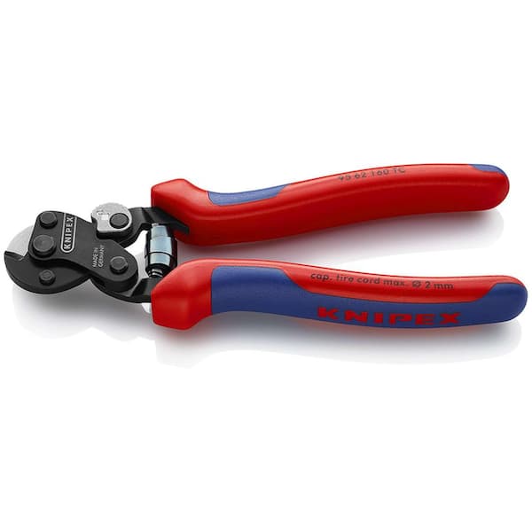 KNIPEX 4-3/4 in. Electronics Diagonal Cutters with Carbide Metal Cutting  Edges and ESD Handles 77 32 120 H ESD - The Home Depot