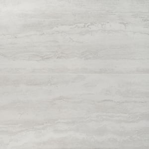 Essential Travertine White 23.50 in. x 47.08 in. Porcelain Floor and Wall Tile (15.49 sq. ft./Case)